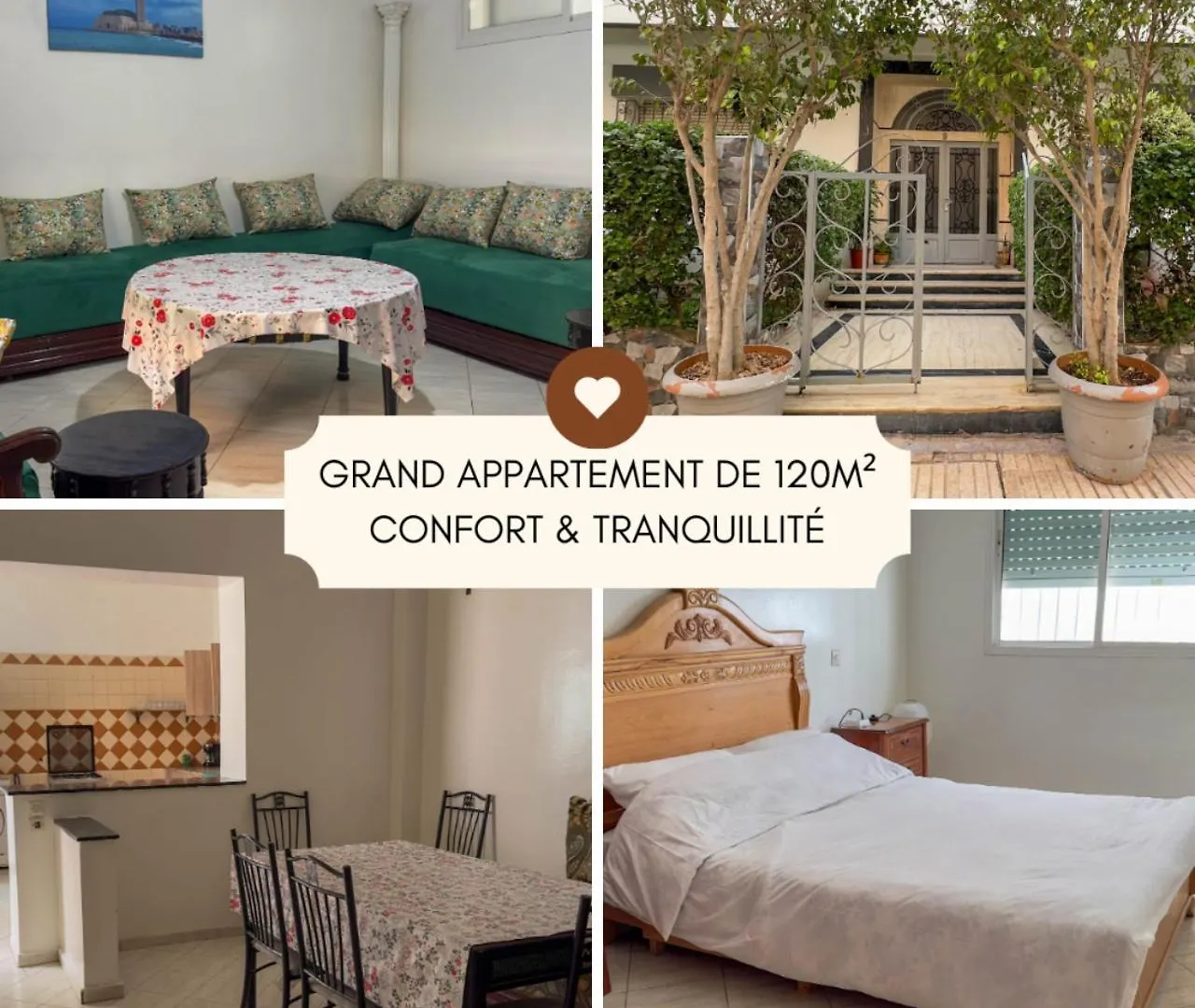 Oasis Urbaine Avec Cour Privee Appartement Casablanca